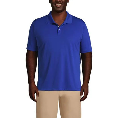 Men's Short Sleeve Solid Active Polo Shirt