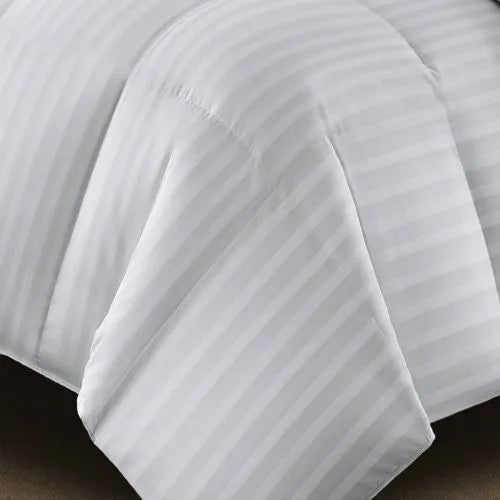 Blue Ridge Home Fashions Damask Stripe Duraloft Down Alternative Comforter