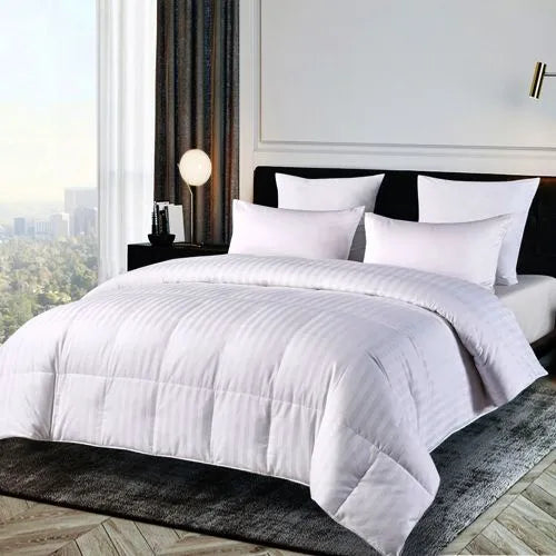 Blue Ridge Home Fashions Damask Stripe Duraloft Down Alternative Comforter
