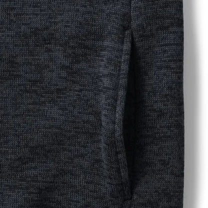 Unisex Big Sweater Fleece Snapneck Pullover