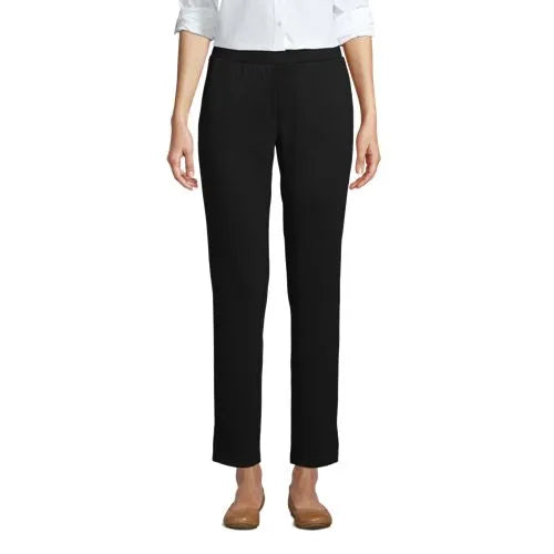 Women's Mid Rise Pull On Ponte Ankle Pants
