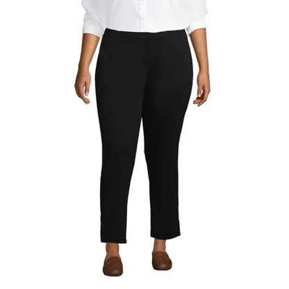 Women's Mid Rise Pull On Ponte Ankle Pants