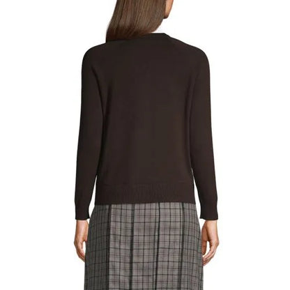 School Uniform Women's Cotton Modal Cardigan Sweater
