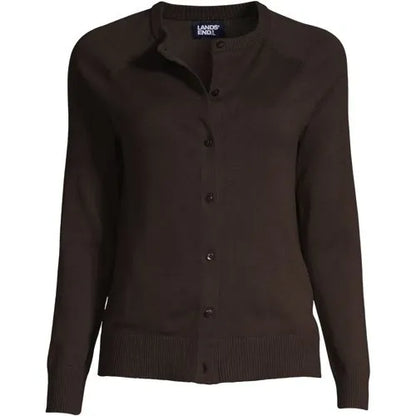 School Uniform Women's Cotton Modal Cardigan Sweater