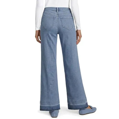 High Rise Wide Leg Denim Jeans