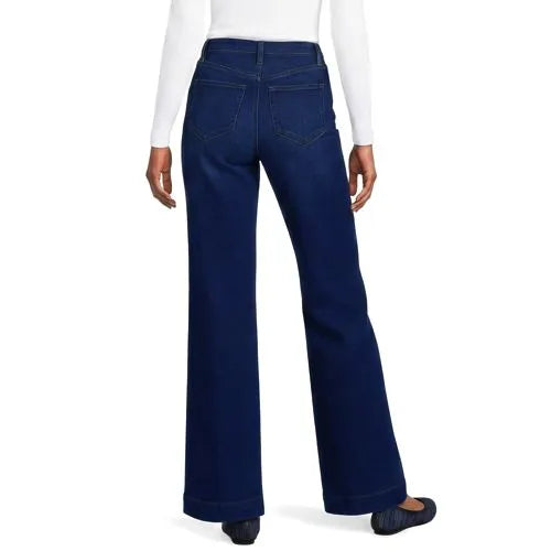 High Rise Wide Leg Denim Jeans