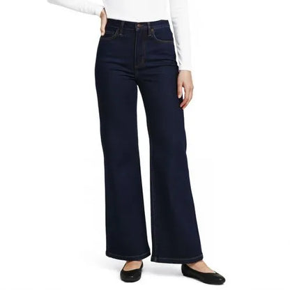 High Rise Wide Leg Denim Jeans