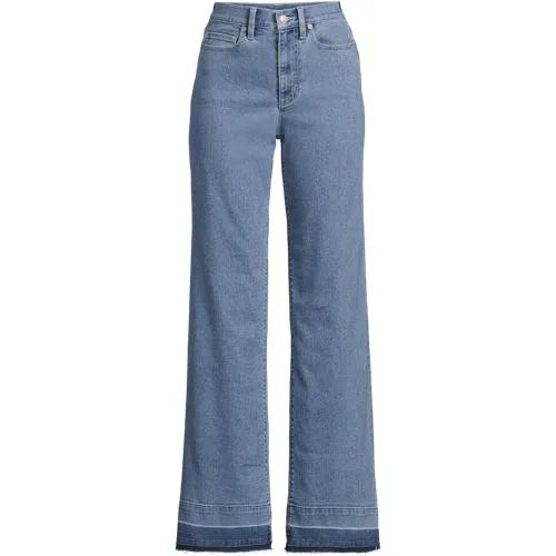 High Rise Wide Leg Denim Jeans