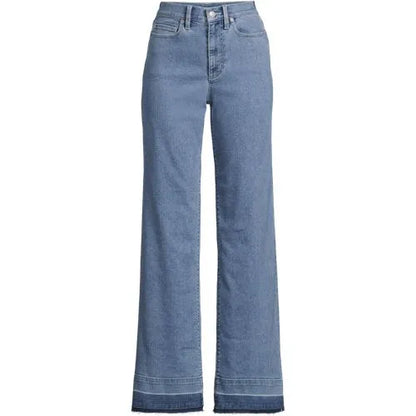 High Rise Wide Leg Denim Jeans