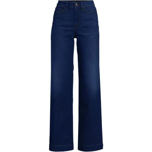 High Rise Wide Leg Denim Jeans