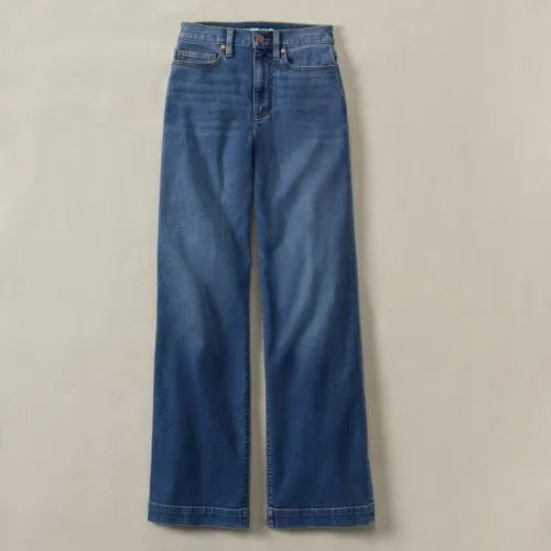 High Rise Wide Leg Denim Jeans