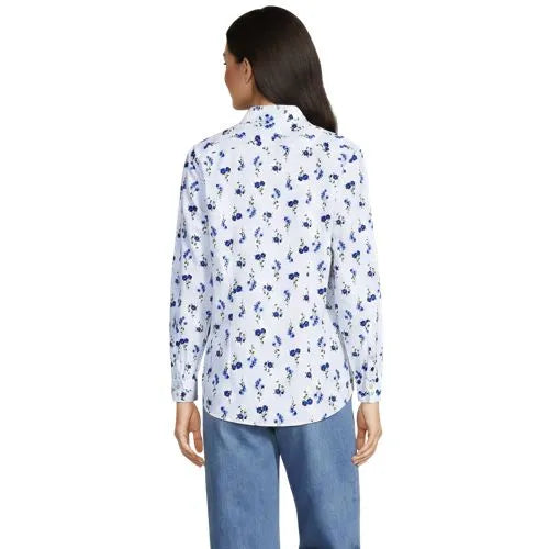 No Iron Button Front Shirt