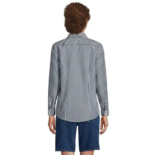 No Iron Button Front Shirt