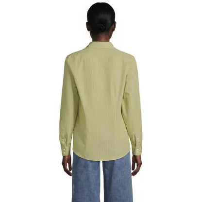 No Iron Button Front Shirt