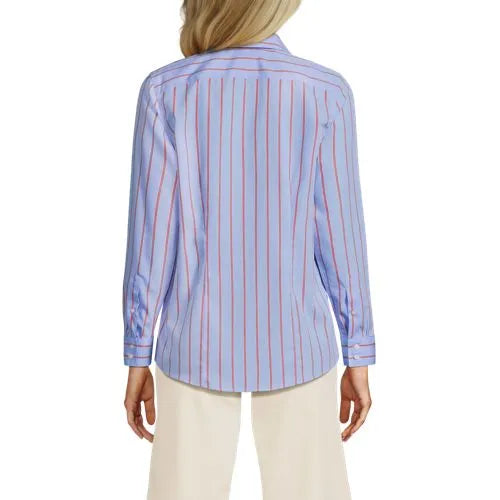 No Iron Button Front Shirt