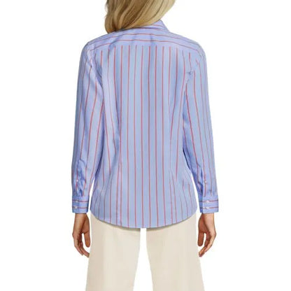 No Iron Button Front Shirt