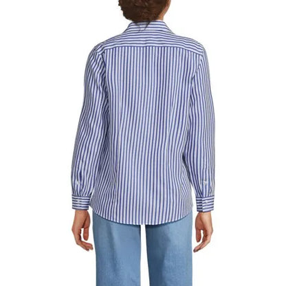 No Iron Button Front Shirt