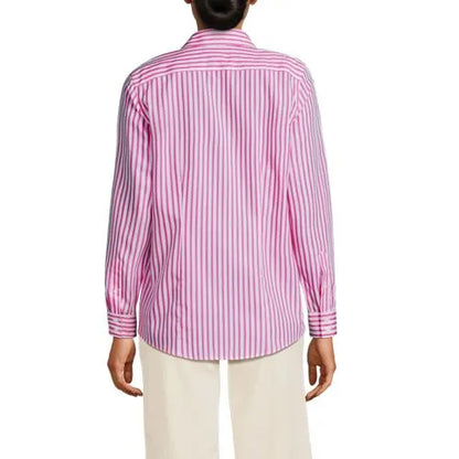 No Iron Button Front Shirt