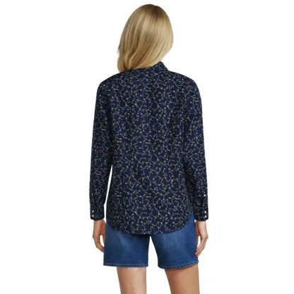 No Iron Button Front Shirt