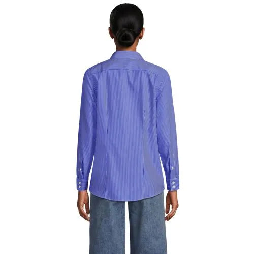 No Iron Button Front Shirt
