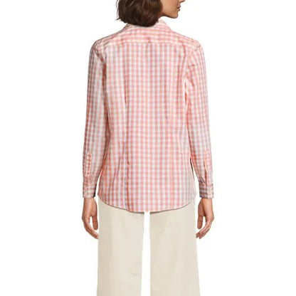 No Iron Button Front Shirt