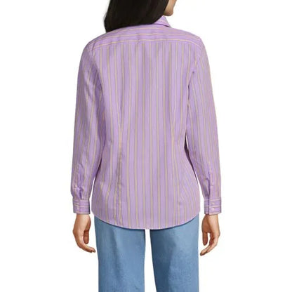 No Iron Button Front Shirt