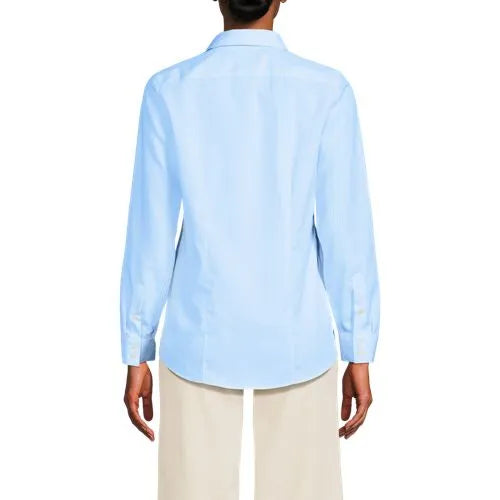 No Iron Button Front Shirt