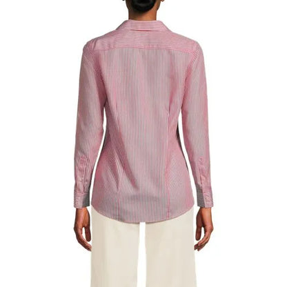 No Iron Button Front Shirt