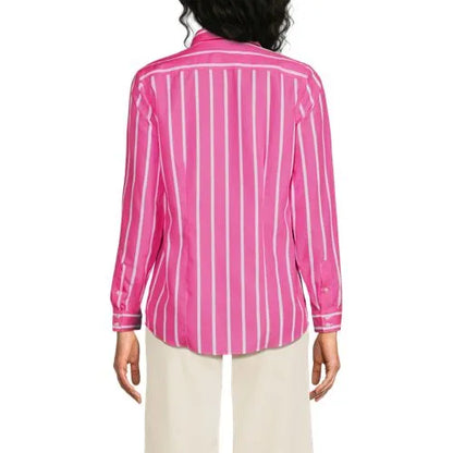 No Iron Button Front Shirt