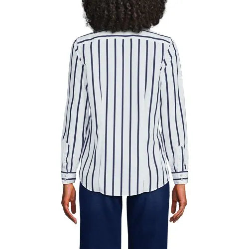 No Iron Button Front Shirt