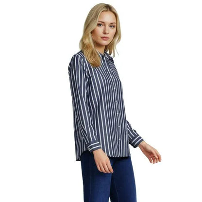 No Iron Button Front Shirt