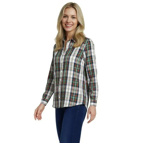 No Iron Button Front Shirt