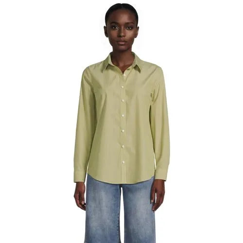 No Iron Button Front Shirt