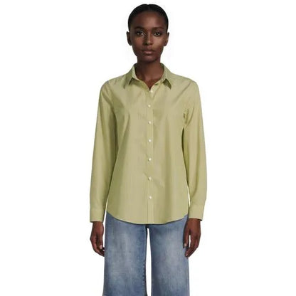 No Iron Button Front Shirt