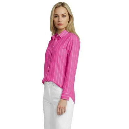 No Iron Button Front Shirt