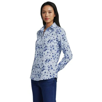 No Iron Button Front Shirt
