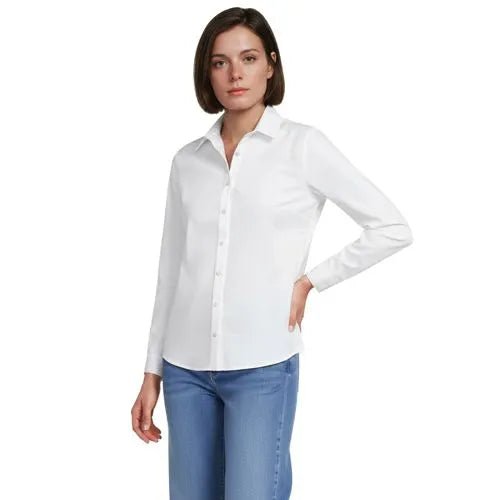 No Iron Button Front Shirt