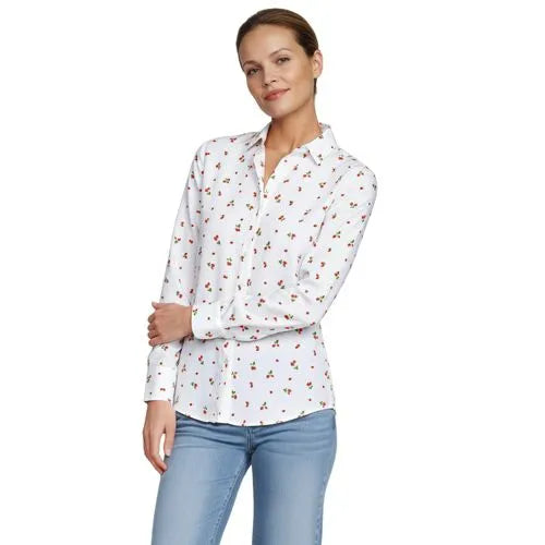No Iron Button Front Shirt