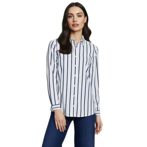 No Iron Button Front Shirt