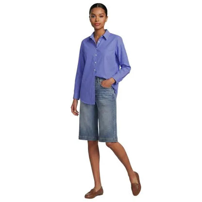No Iron Button Front Shirt