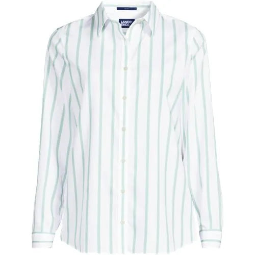 No Iron Button Front Shirt