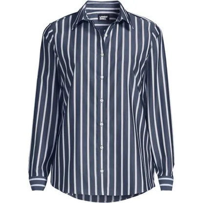 No Iron Button Front Shirt