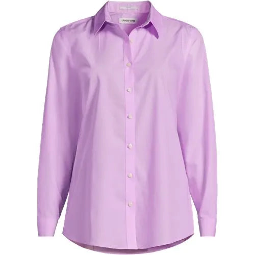No Iron Button Front Shirt