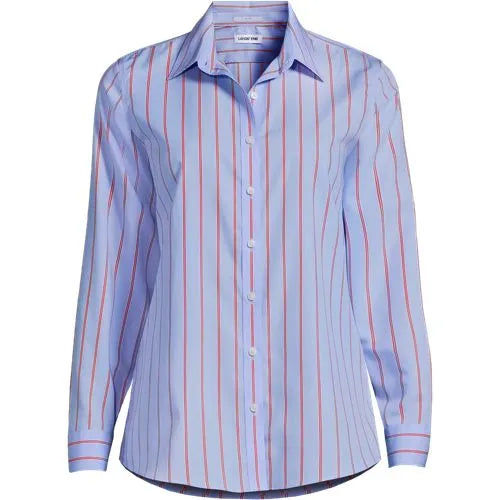 No Iron Button Front Shirt