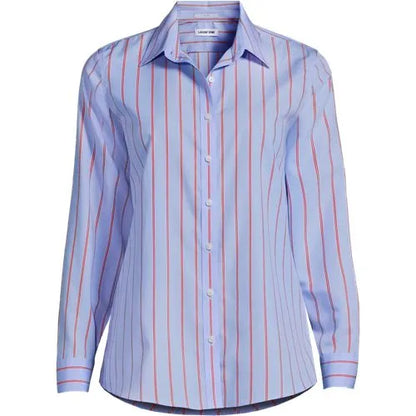 No Iron Button Front Shirt
