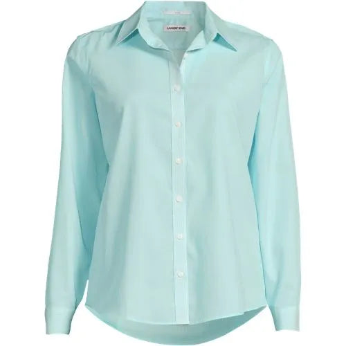 No Iron Button Front Shirt