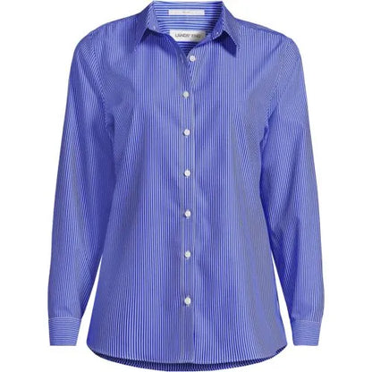 No Iron Button Front Shirt
