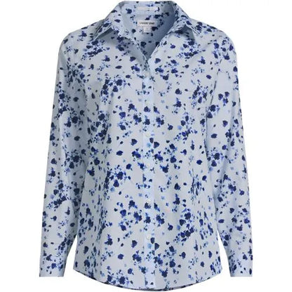 No Iron Button Front Shirt