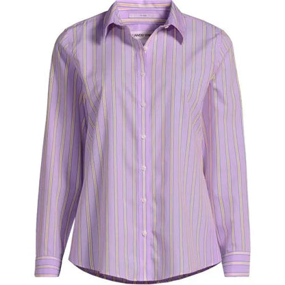 No Iron Button Front Shirt