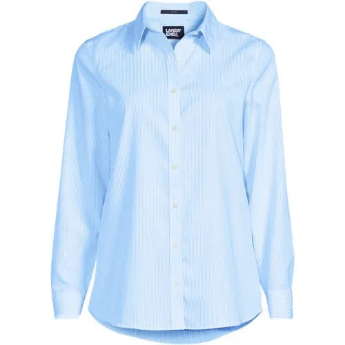 No Iron Button Front Shirt